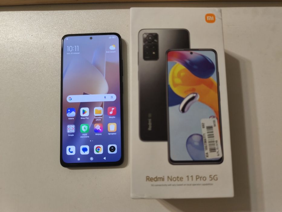 Redmi Note 11 Pro 5G (Graphite Gray, 6 GB RAM / 128 GB pamięci)