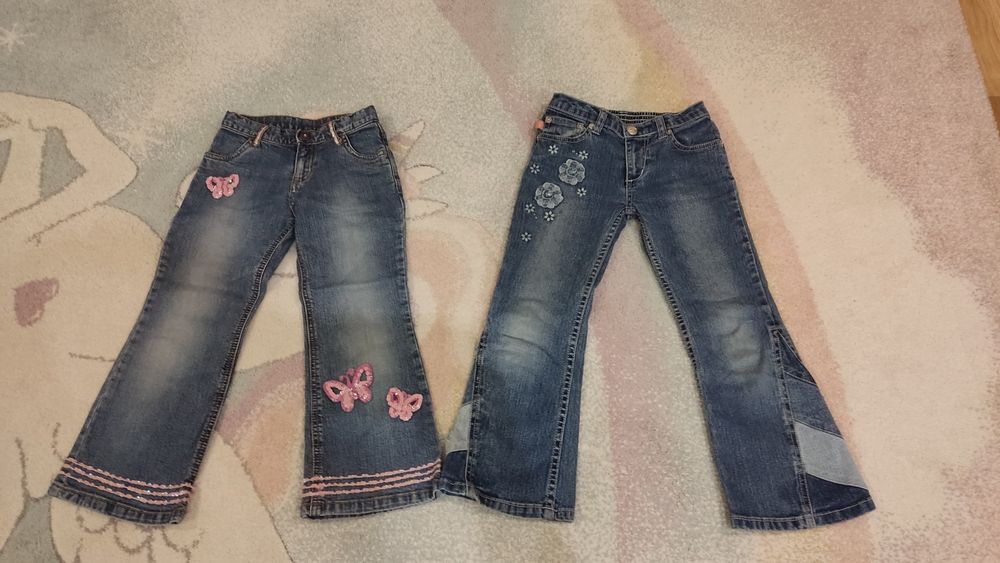 Jeansy dziewczynka