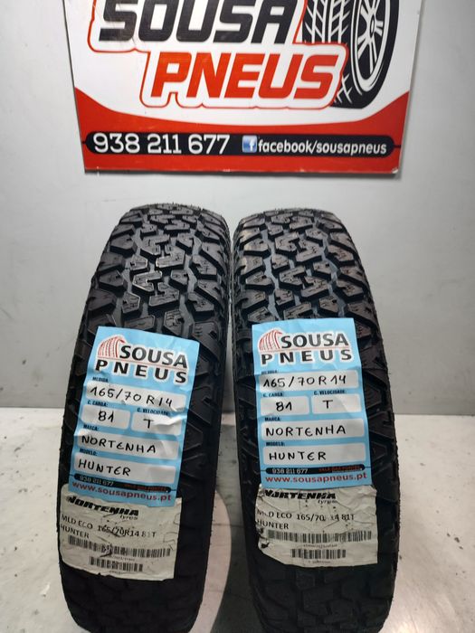 2 pneus novos nortenha 165/70R14 Oferta dos Portes