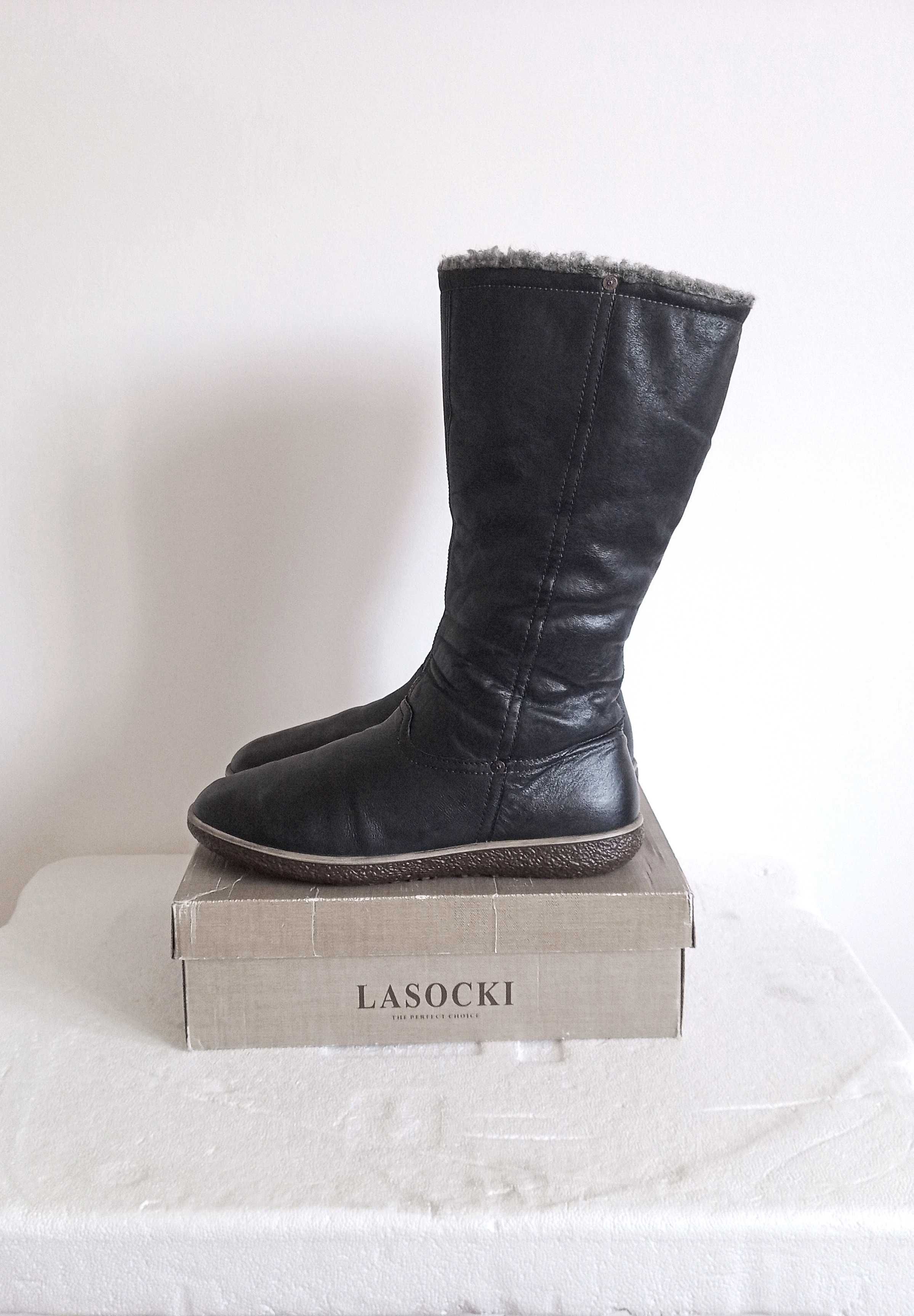 Жіночі зимові чоботи ECCO р.41, р.42 і Lasocki р.41 на широку стопу