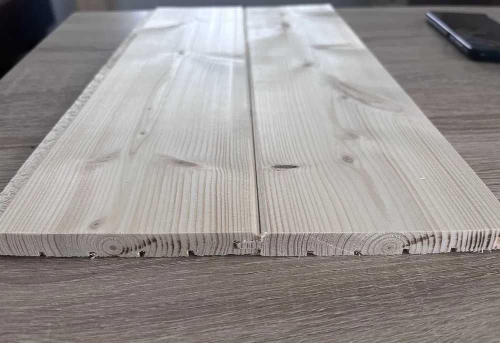 Boazeria, podbitka świerk klasa AB 14x121 V-faza BRUTTO!