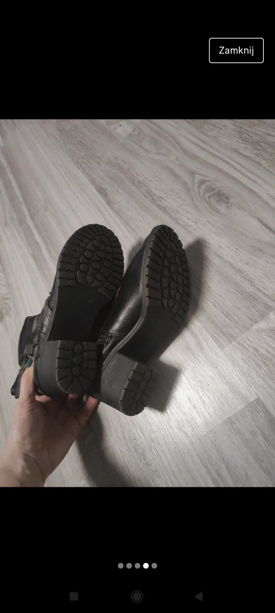 Kozaczki czarne botki