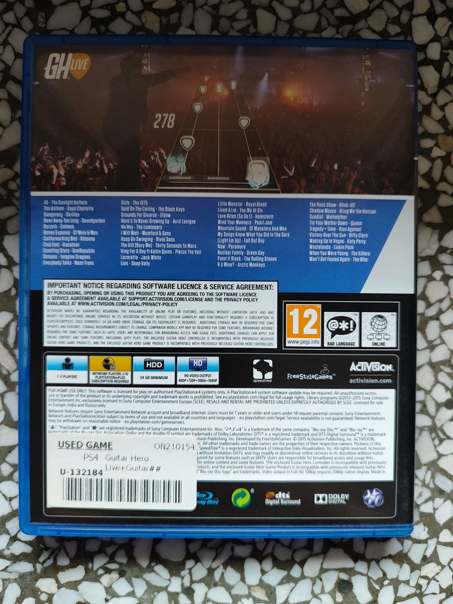 Guitar Hero Live PlayStation 4