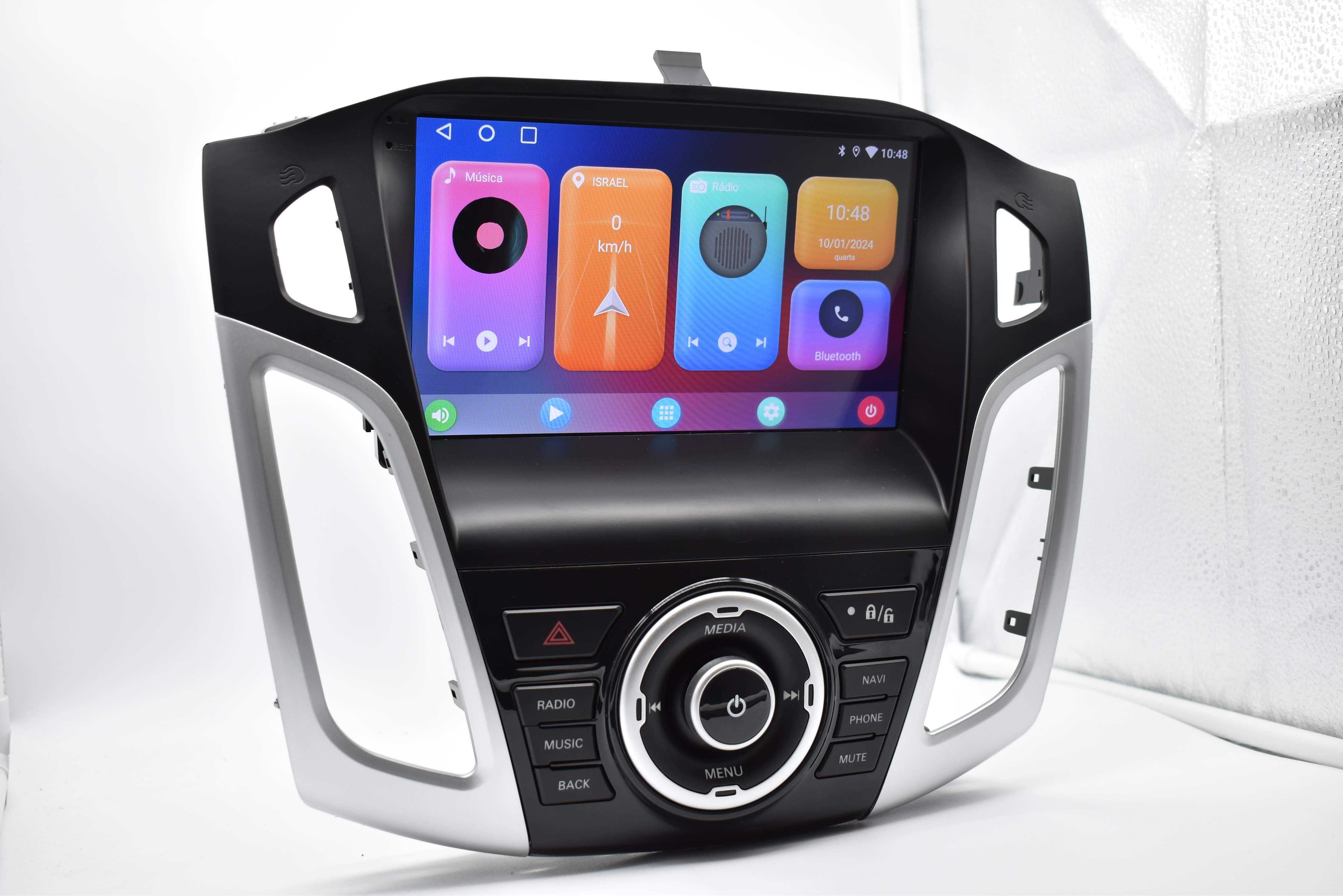 Rádio Android Ford Focus MK3 – 2011 a 2019  Bluetooth Carplay + câmara