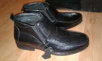 Кожа мужские полу ботинки 41 р Стелька 26см осення Обувь