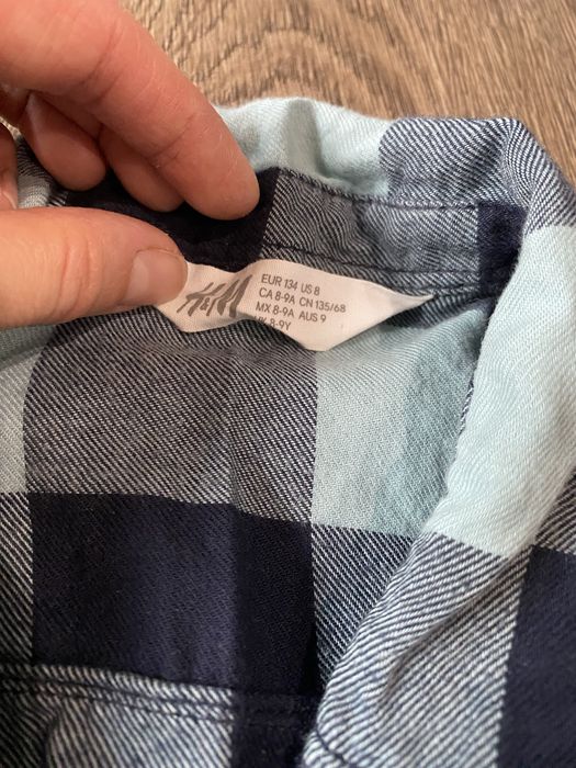 Рубашки на хлопчика next та h&m 134/140
