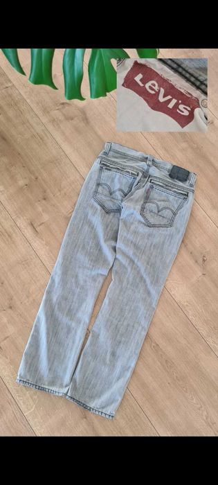 Spodnie Jeans jeansowe Levis 511 W31 L30. Szare stalowe