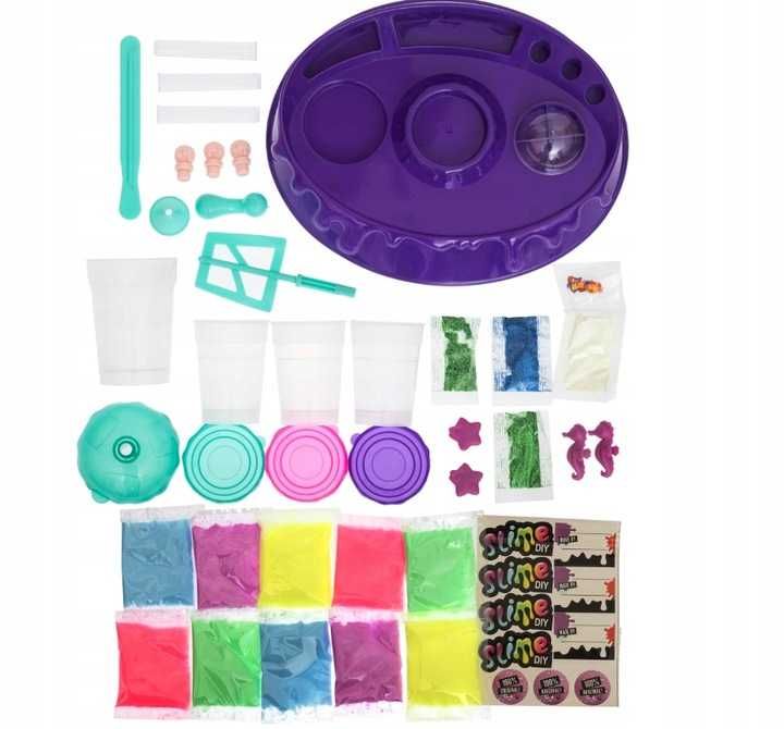 HIT - Nowy Duży Zestaw Kreatywny Xl So Slime Fabryka Mikser Do Slime