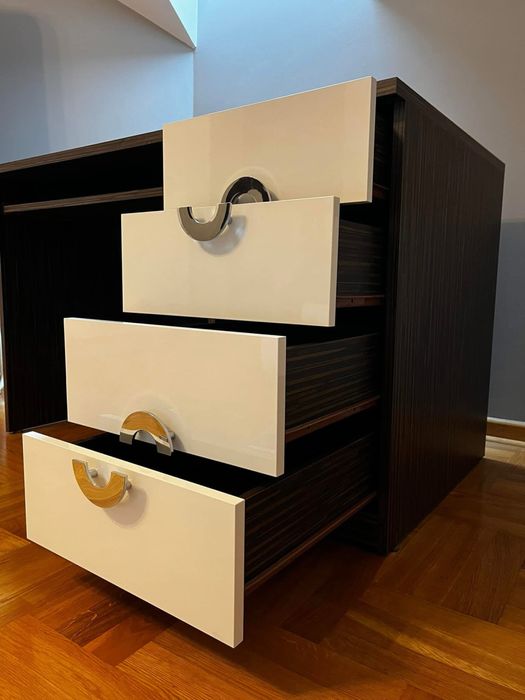 Biurko BRW Biale lakierowane