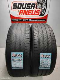 2 pneus semi novos 225-55r18 michelin - oferta dos portes 130 EUROS