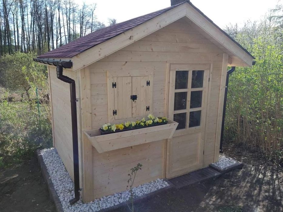 Domek narzędziowy magazynek drewniany