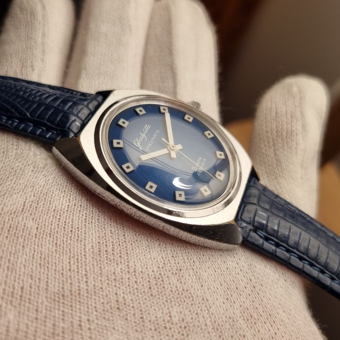 Zegarek Męski Glashutte Spezimatic Bison 36 mm lata 1970 !