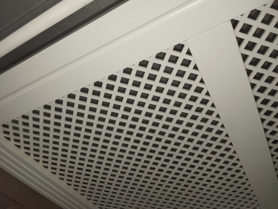 Maskownica na kaloryfer osłona na grzejnik biała płyta MDF