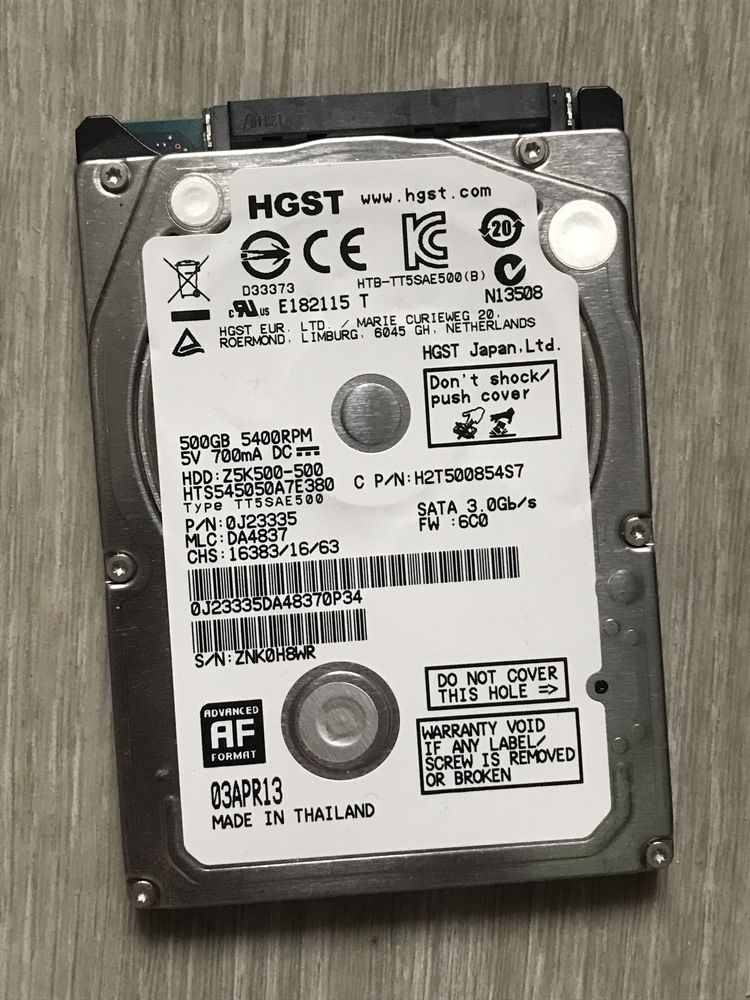 Жесткий диск HGST 2.5 Hitachi Travelstar Z5K500