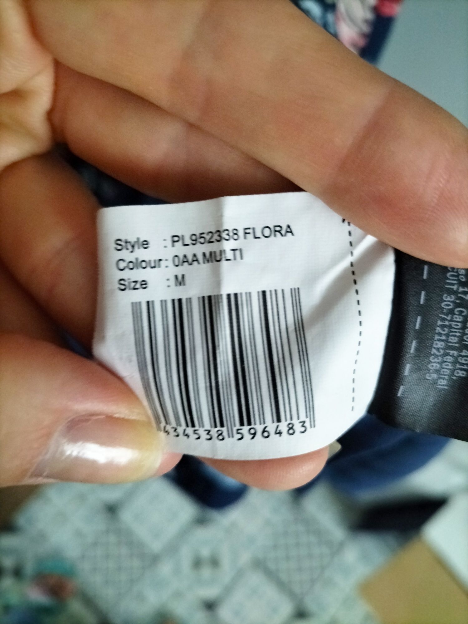 Piękna sukienka Pepe Jeans granatowa w kwiaty regulowane ramiączka