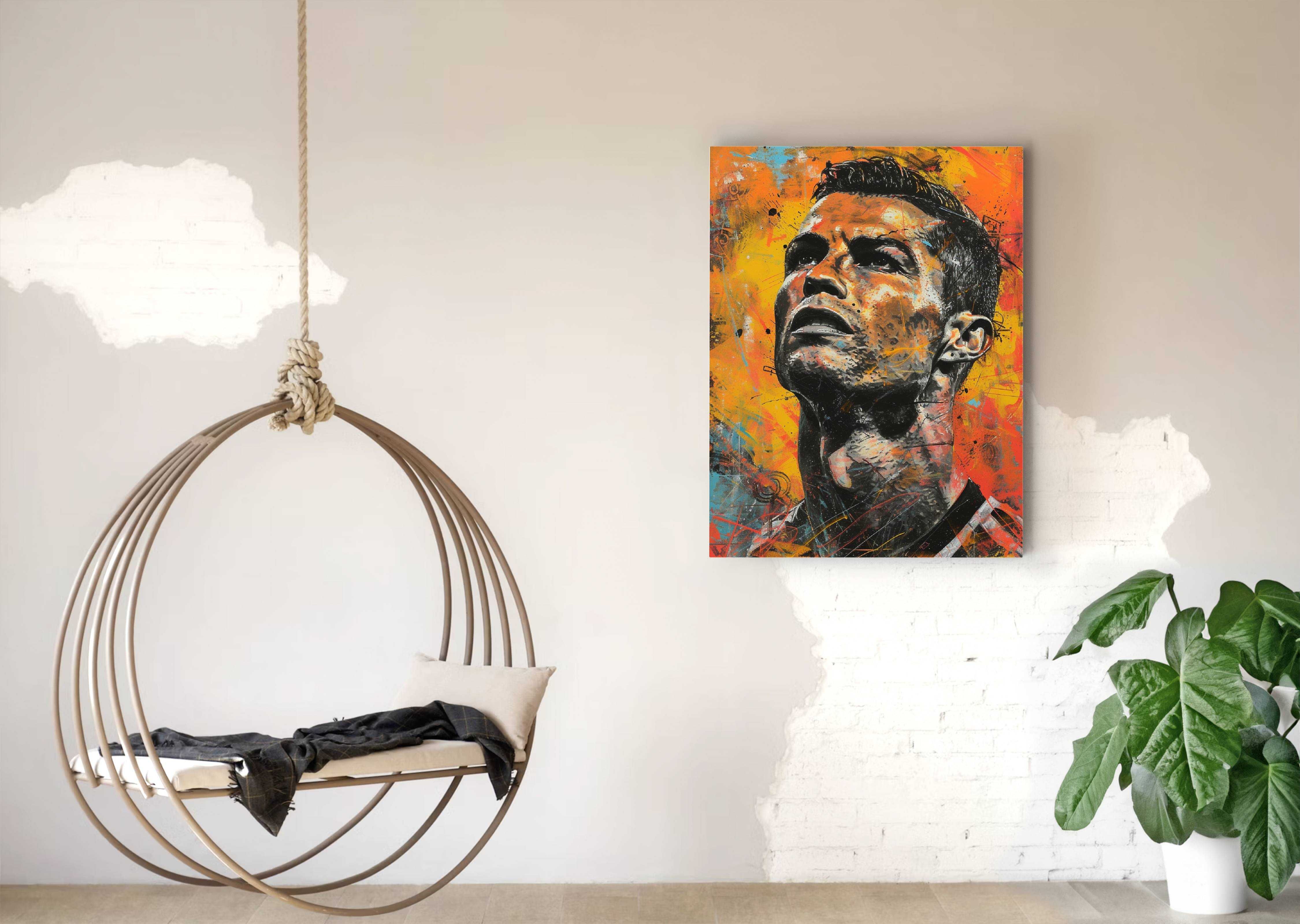 Obraz na płótnie Cristiano Ronaldo CR7 nowoczesny 75x100