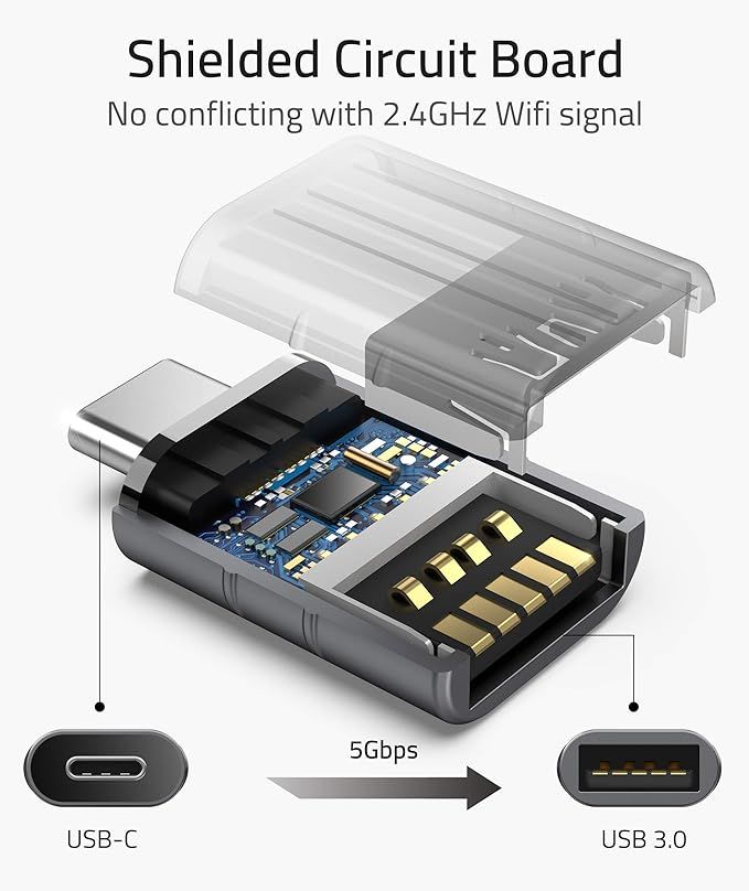 syntech adapter usb c na usb 3.0 otg szary 2 szt x