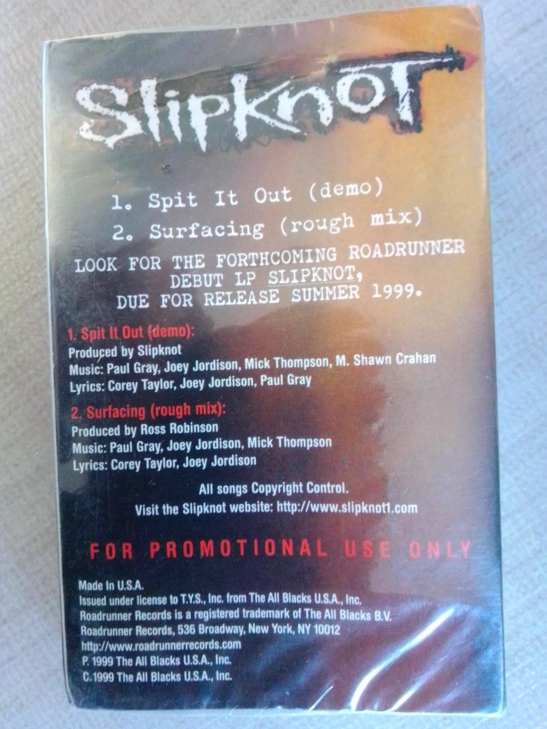 K7 promotional Slipknot