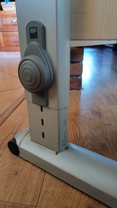 Zestaw mebli do pokoju młodzieżowego dziecięcego z regulowanym biurkie