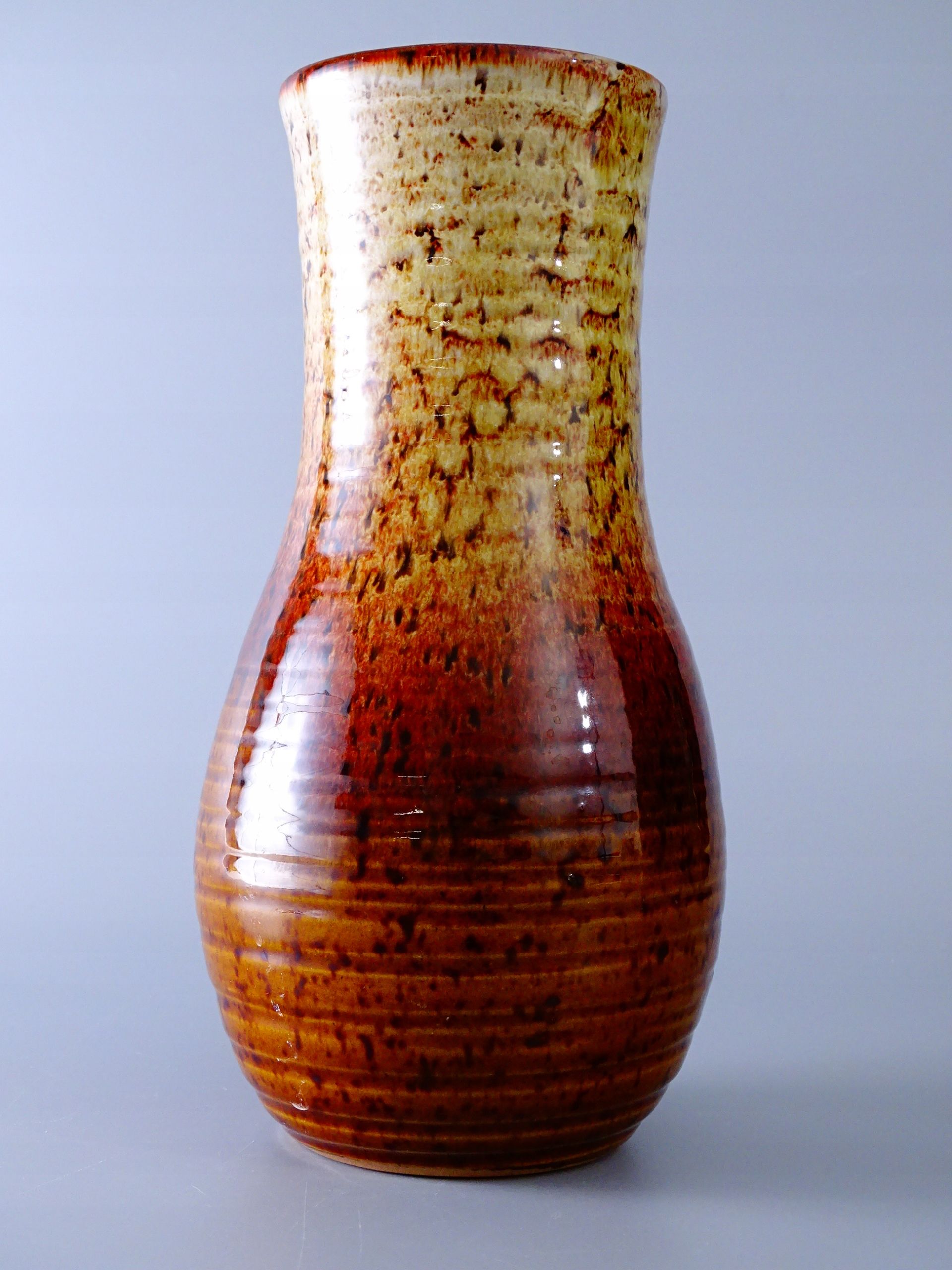 lata 60 piękny ceramiczny wazon gramann romhild