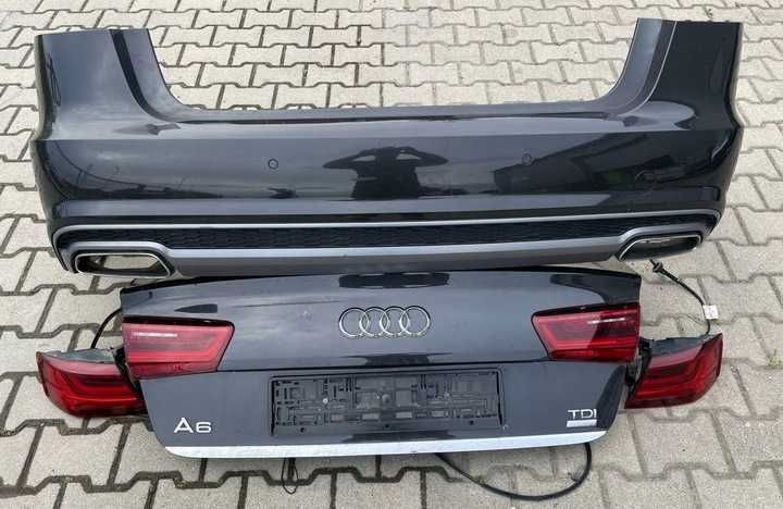 Бампер задний зад Audi A6 C7 рест до рест разборка