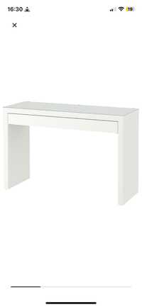 Toucador branco Malm Ikea