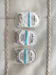 3 Lentes de contato mensais, graduação -1.25
