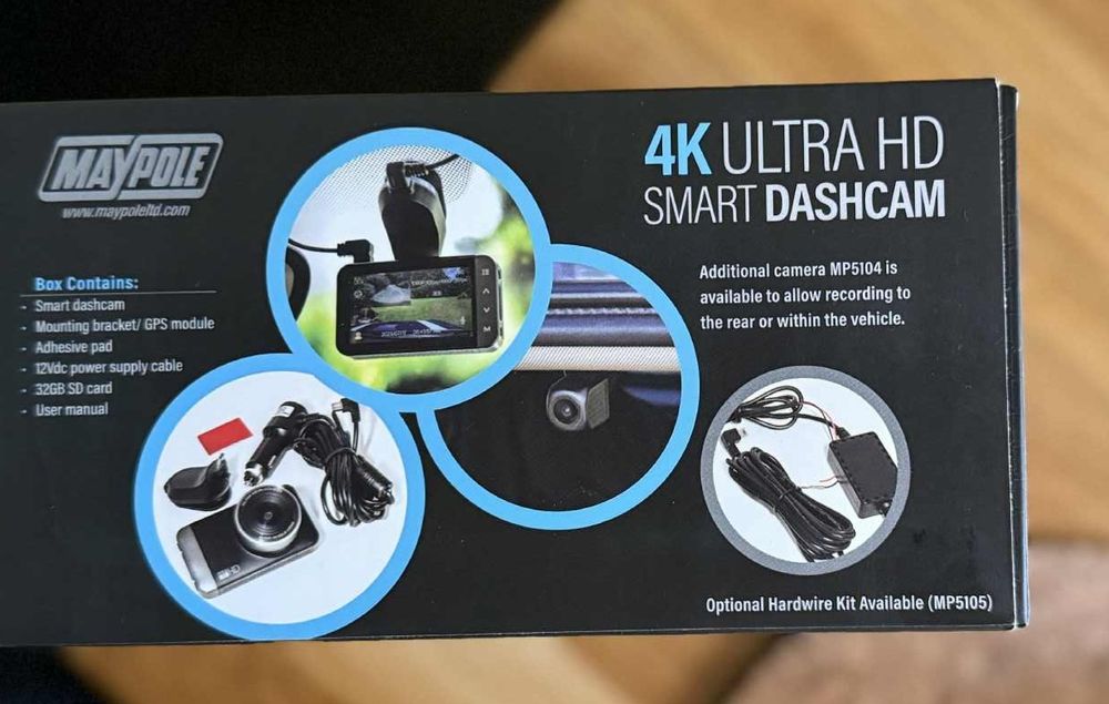 Maypole MP5103 4K Ultra HD Smart Dashcam – NOWA
