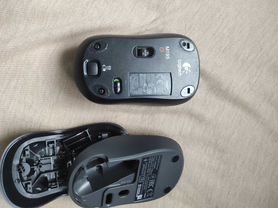3 myszki Logitech na części, obudowy, do projektu
