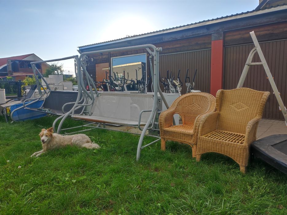 Huśtawka ogrodowa aluminiowa