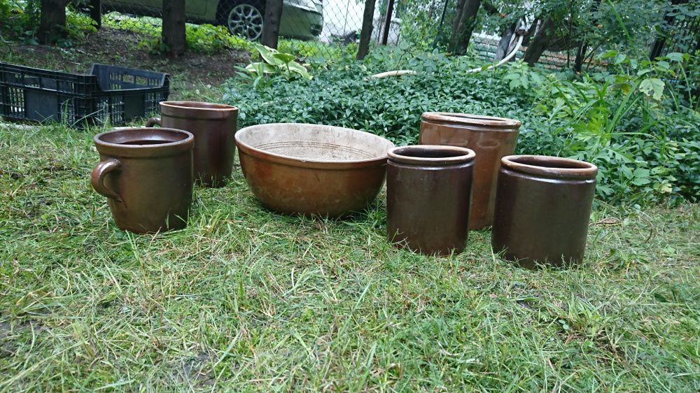 Garnki gliniane różne rozmiary
