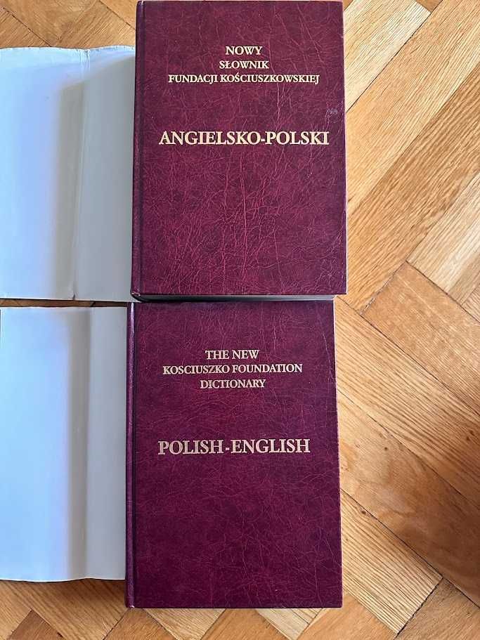 Nowy słownik kościuszkowski dwa tomy angielsko polski polsko angielski