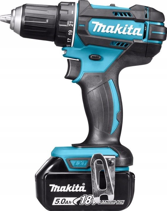 Zestaw Makita Wkrętarka Zakrętarka Udarowa Na Baterie 18v 5ah Akumulat