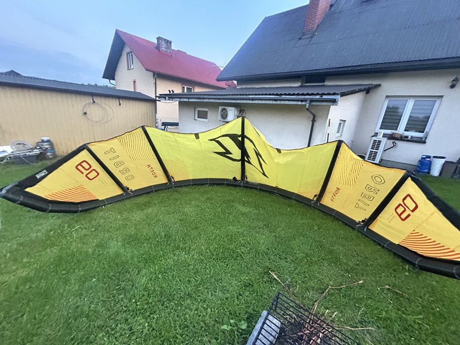 North orbit 9 i 12 + pompka kitesurfing latawiec kite bar trapez