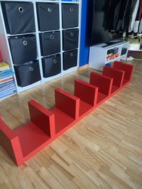Półka ścienna czerwona IKEA LACK