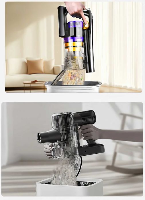 Mocny Odkurzacz Pionowy 550W 550KPA Laresar X11 + Filtry HEPA Zestaw