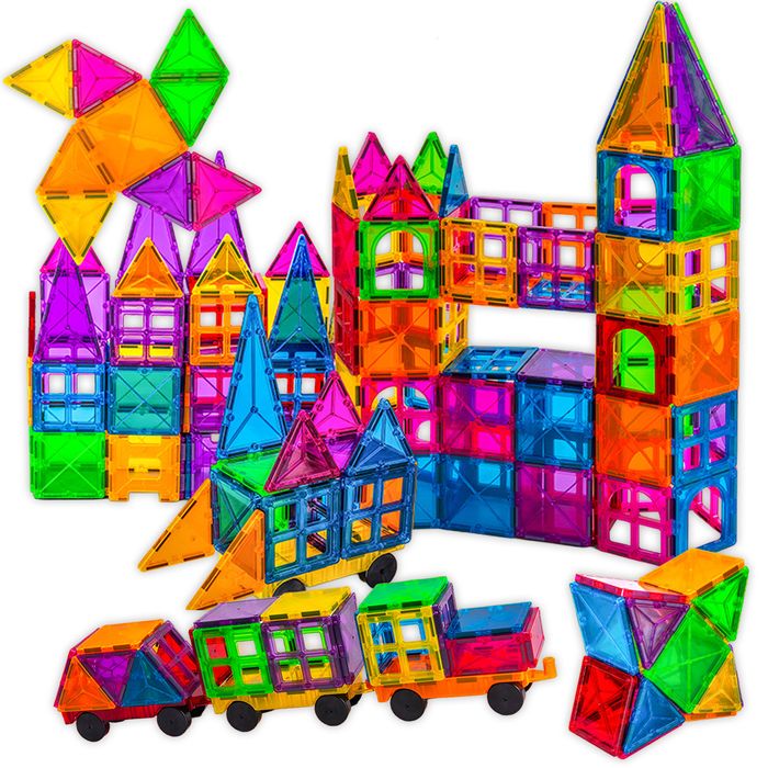 Klocki Magnetyczne Magnetyczne 96 elementów zestaw IDEALNY Prezent