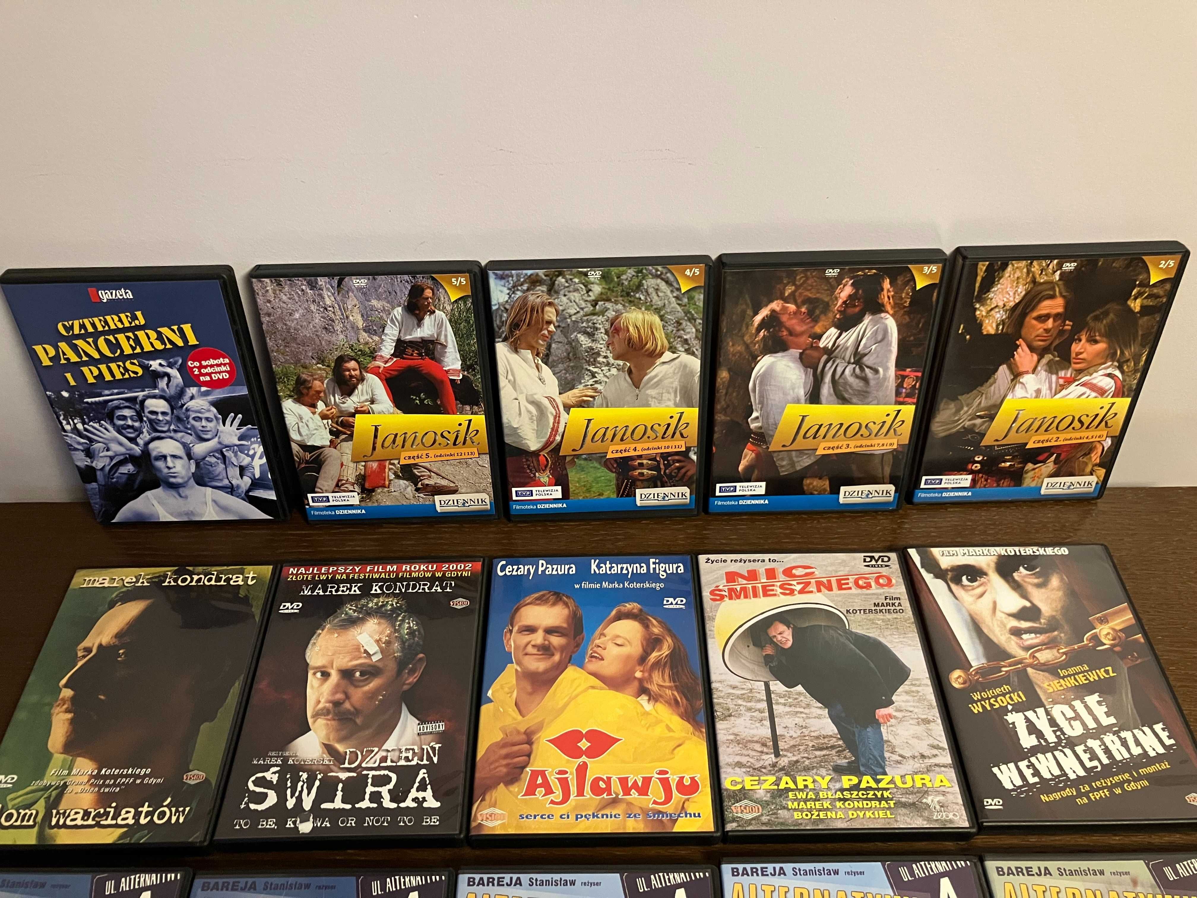 Komplet polskich filmów na DVD
