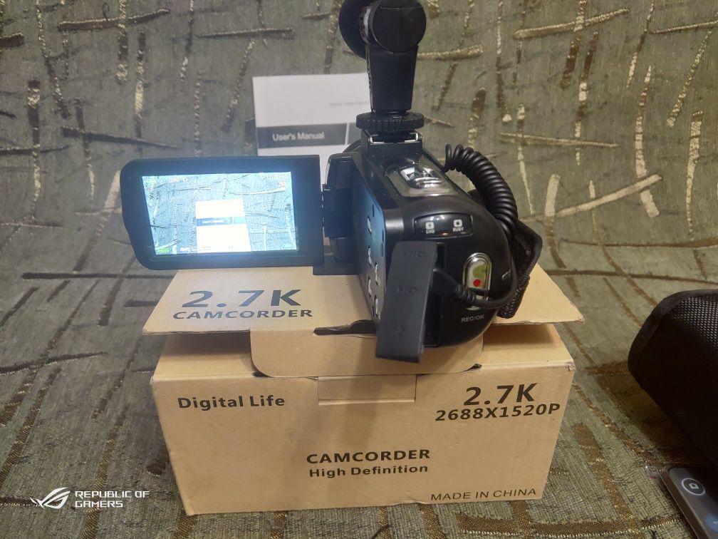 Видеокамера Camcorder 2.7K 30 Mpx