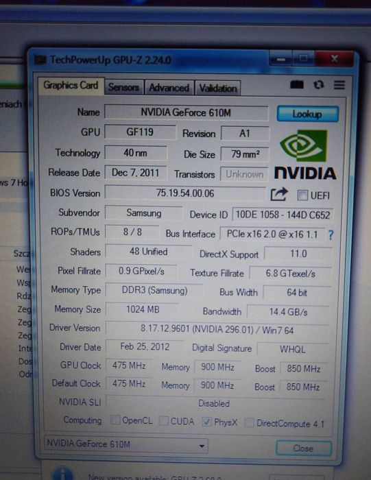 Samsung 300E i3 4x2.4Ghz| 8GB RAM| 750GB HDD |GF 610M 1GB |Bateria 3h