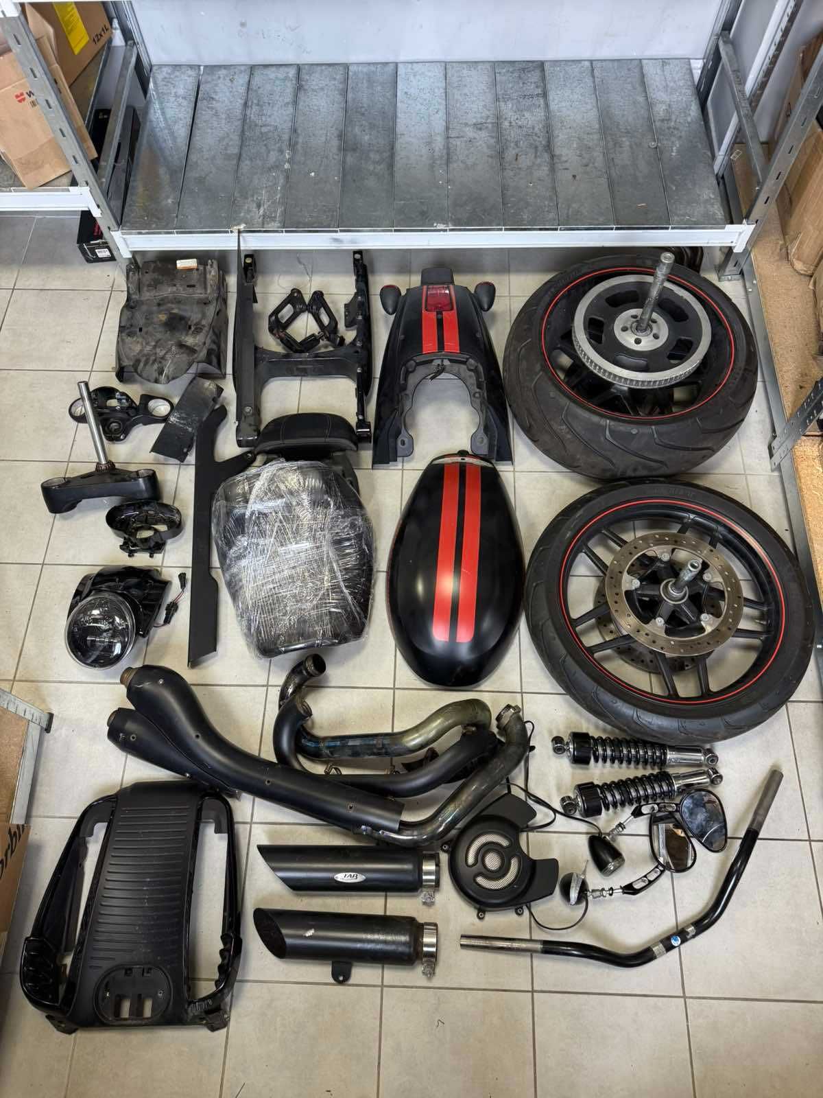 Разборка Harley-Davidson