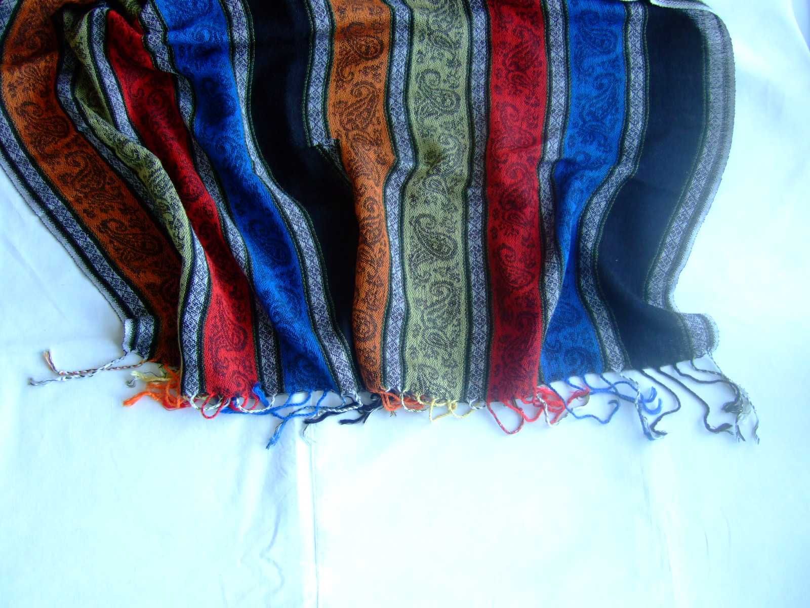 Szal szalik wiskoza jak kaszmir 70x184 cm INDIA