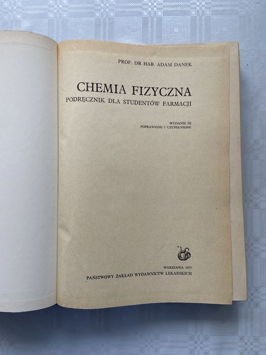 Chemia Fizyczna podrecznik dla studentow farmacji