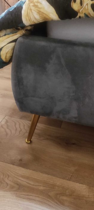 Łóżko tapicerowane muszla