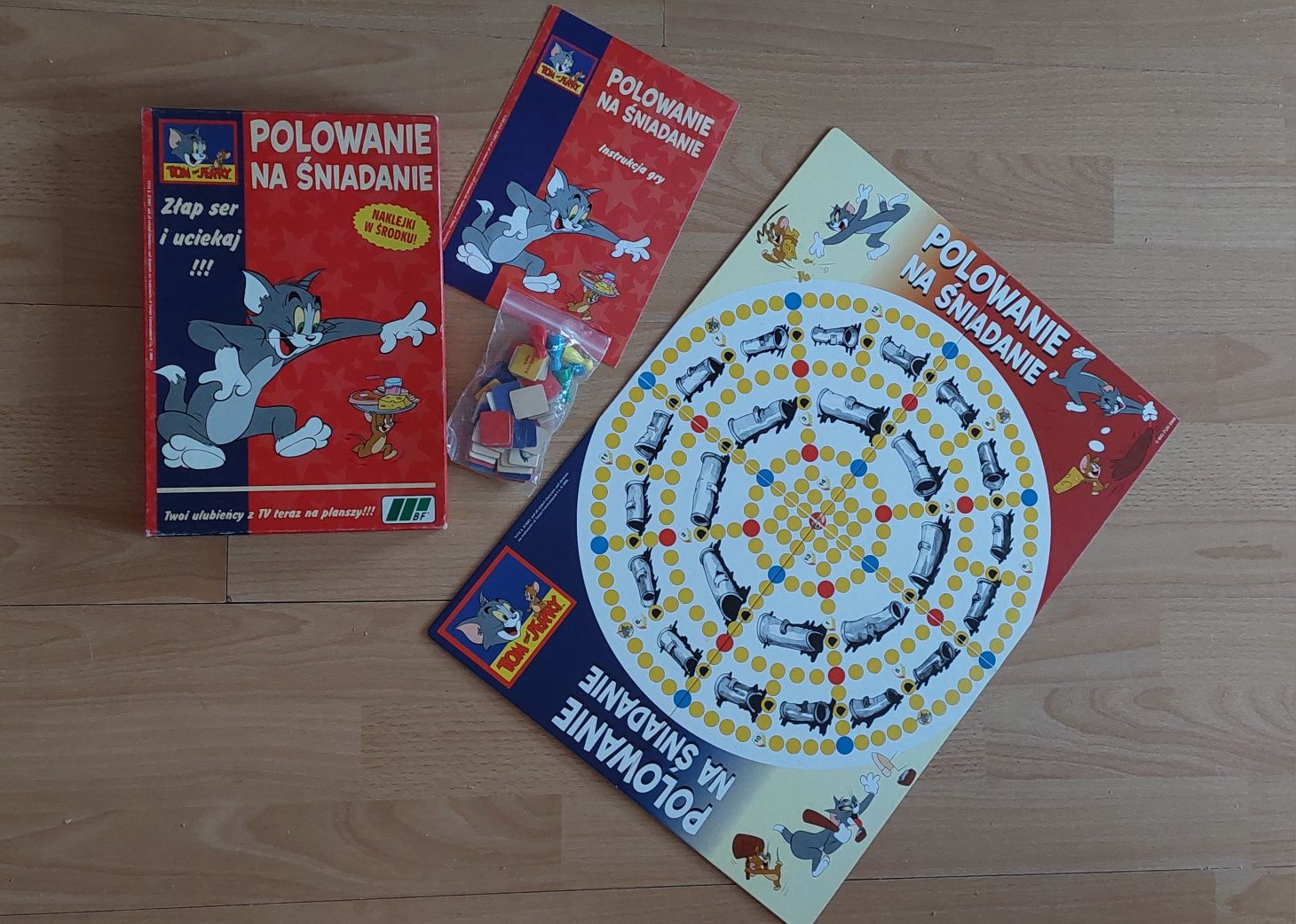 Tom and Jerry Polowanie na śniadanie gra planszowa