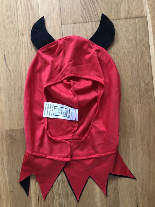 Дитяча маска черта чорта новопічна різдвяна на 5-6 років