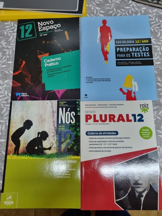 Livros fichas 10/11/12 + cadernos