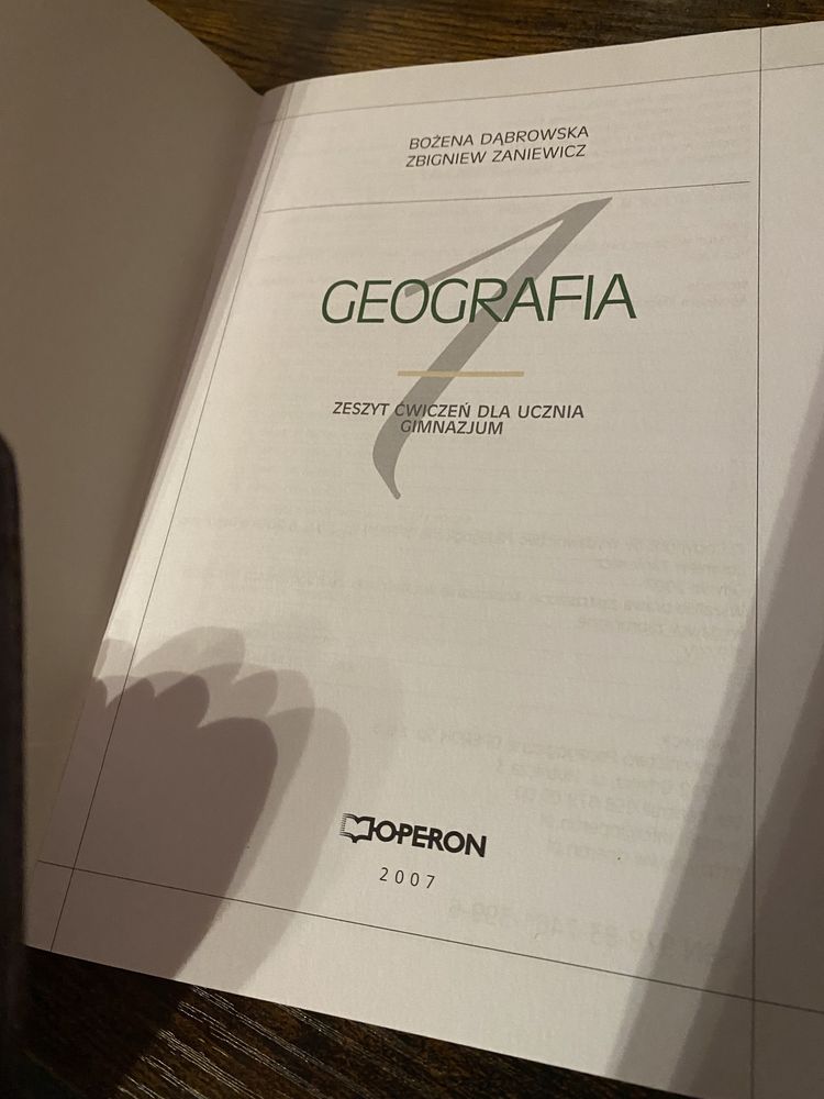 Nowe geografia 1 zeszyt cwiczen gimnazjum geografia Operon