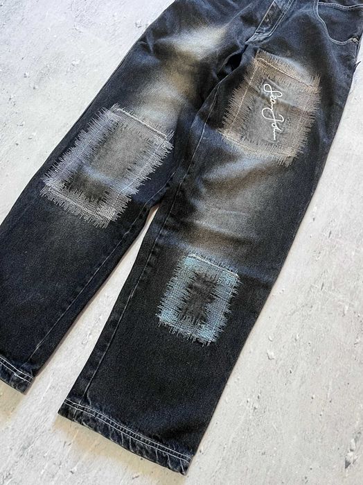 Szerokie spodnie Sean John / baggy y2k denim