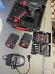 Berbequim Parkside 2 baterias e 37 pontas